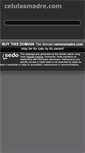 Mobile Screenshot of celulasmadre.com
